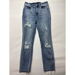 Judy Blue Women's Skinny Fit Blue Stretch Denim Jeans - Size 5/27 (27x25.5)